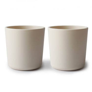 Mushie Square Dinnerware Cup Set, Ivory